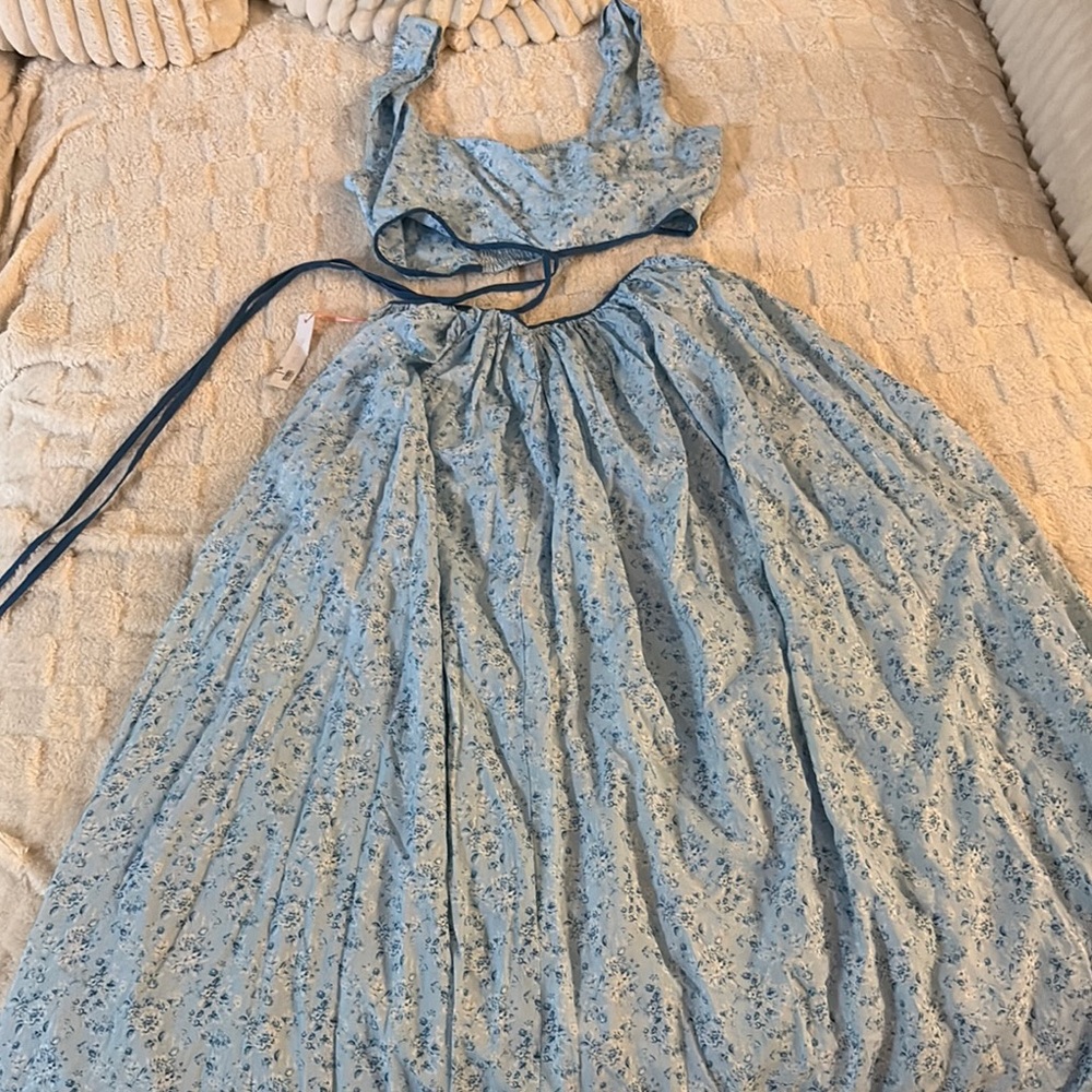 KREWE NWT crop top and maxi skirt